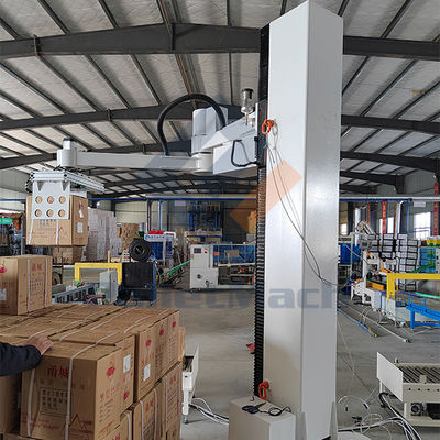 Advanced PLC And HMI Control System Robotic Palletizer for and 6-7 Kg Air Usage